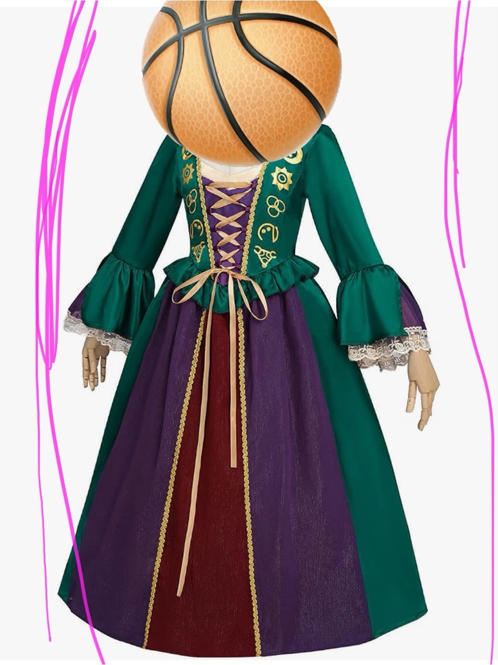 Girls Hocus-Pocus Cosplay Dress/Costume